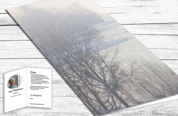 Danksagungskarte Trauerfall Bodensee