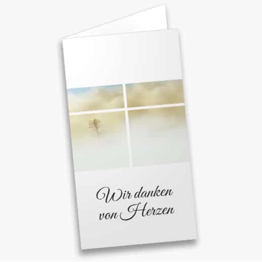 Dankes Trauerkarten
