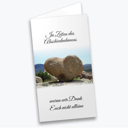 Trauer Dankeskarten Muster