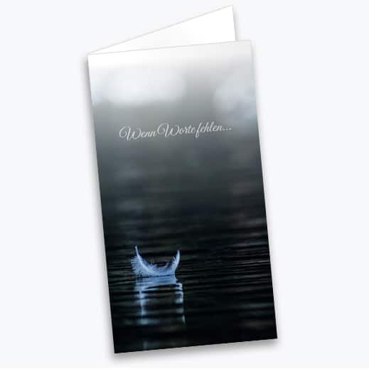 Trauer Dankeskarten drucken