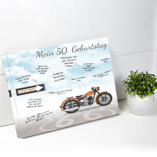 Geburtstagsgeschenk Motorrad