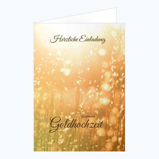 Einladung Goldenen Hochzeit