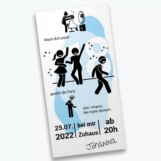 Geburtstagseinladung Party