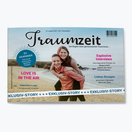 Hochzeitszeitung gestalten