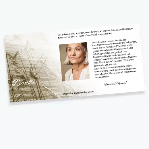 Dankeskarten Beerdigung