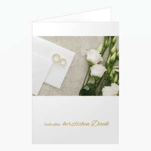 Dankeskarte Hochzeit