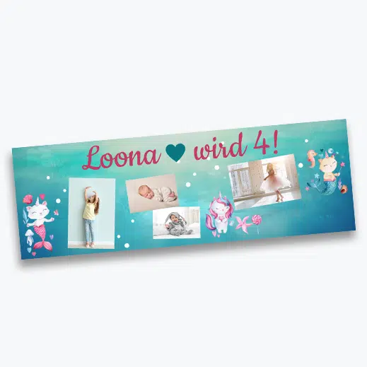 Kindergeburtstagsbanner