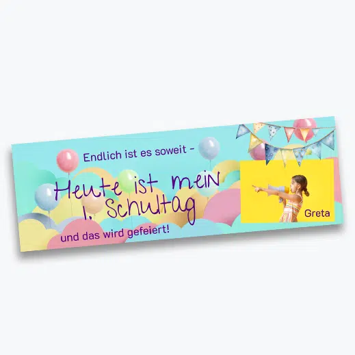 Einschulung Banner