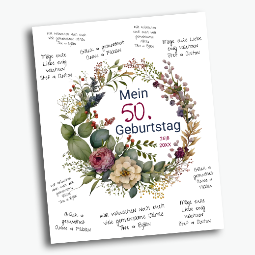 Fingerabdruck Leinwand