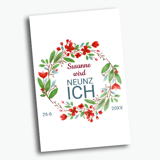 Geschenk zum runden Geburtstag