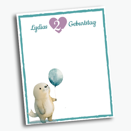 Kindergeburtstag Gästebuch