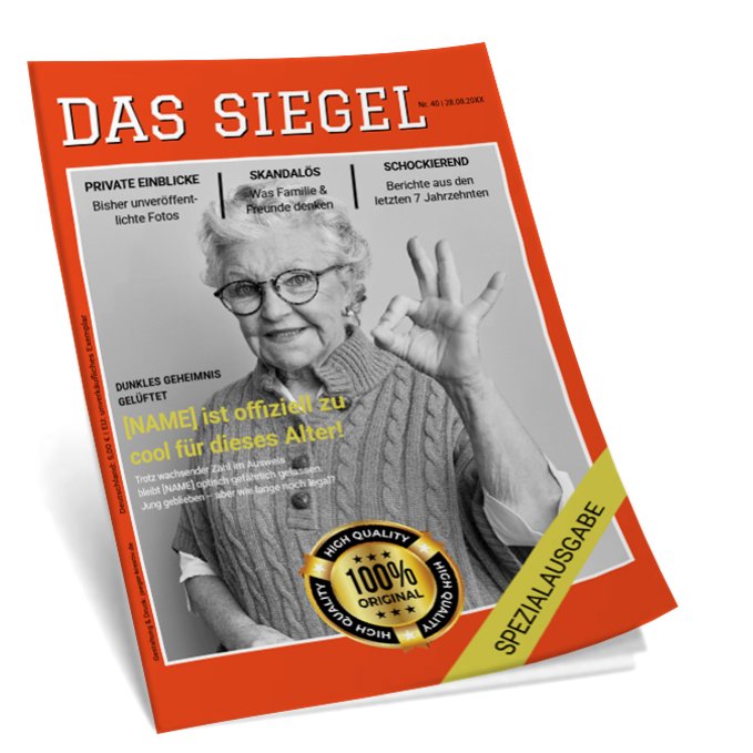 Zeitung zum Geburtstag erstellen