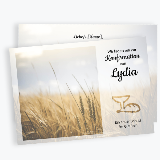 Konfirmation Einladung Texte