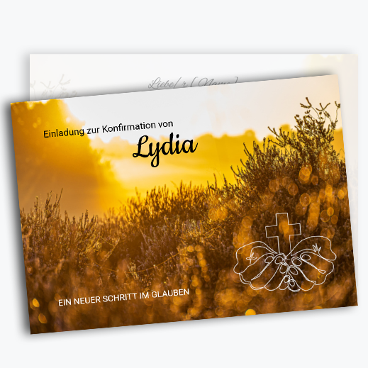 Konfirmation Einladung Familie