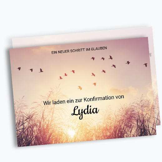 Konfirmation Gottesdienst Einladung