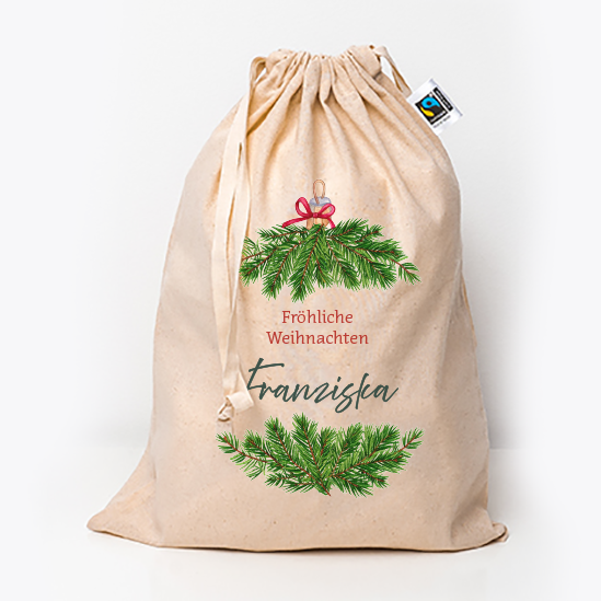Jutesack Weihnachten kaufen personalisiert