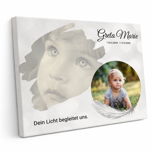 Personalisierte Trauerbilder Kinder