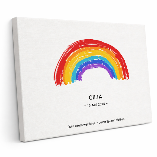Personalisiertes Leinwandbild Sternenkind